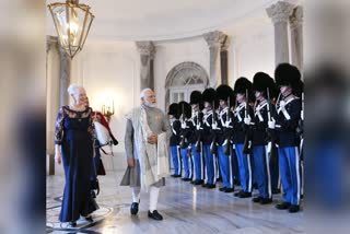 PM Narandra Modi in Amalienborg Palace Copenhagen