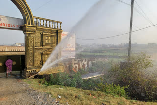 pipe burst in Ranchi