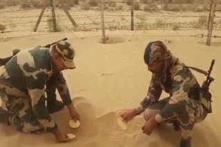 BSF Soldiers On Indo Pak Border