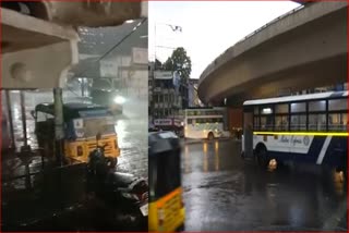 RAIN LASHES IN TELANGANA TODAY .. CAUSING CROP LOSS..POWER CUTS AND INUNDATION