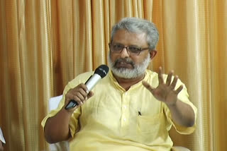 sreedhar radhakrishnan statement on silver line project  silver line project kerala  silver line issues in kerala  debate on silver line issues  സിൽവർ ലൈൻ പദ്ധതിക്കു പിന്നിൽ ഭൂമാഫിയയെന്ന് ശ്രീധർ രാധാകൃഷ്‌ണൻ