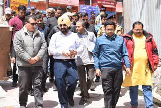 SS Sandhu inspected construction works