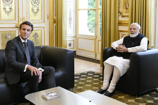 PM Modi and French President Macron discuss bilateral as well as global issues
