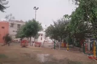 patiala falls hail with heavy rain