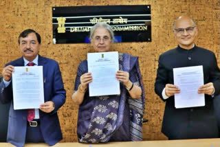 The Jammu and Kashmir Delimitation Commission led by Justice (retired) Ranjana Prakash Desai and Chief Election Commissioner Sushil Chandra as a member, signed the report on Thursday.