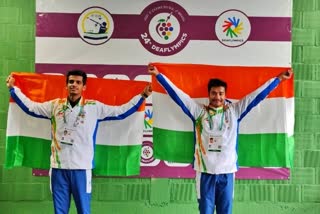 telangana shooter dhanush srikanth gold