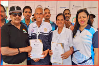 Charkhi Dadri Elderly couple won medal