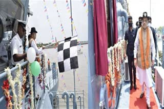 Amit Shah inaugurates 6 water ambulances