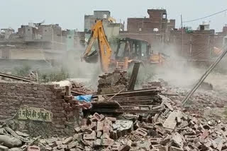 Ghaziabad bulldozer news