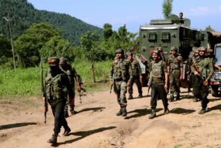 encounter between security forces and terrorist in pahalgam