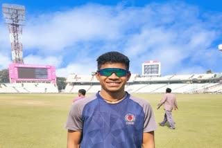 Selection of fast bowler Satyam Dubey of Korba in ranji