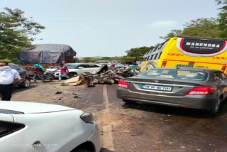 Accident on Raipur Dhamtari Road