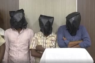 three arrested in guntur