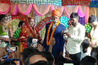 Unique wedding ceremony of septuagenarian in Bihar's Saran