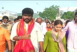 Heroine Nayanatara and Vignesh