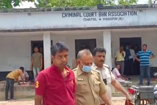 Young Man arrested in Ghatal sub divisional court while waiting to hit a judge
