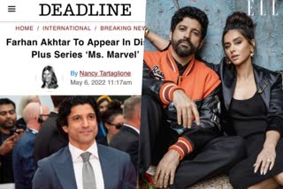 Farhan Akhtar and Shibani  Shibani confirms to be part of Ms Marvel series  Farhan Akhtar is grateful  Farhan Akhtar thanks for Ms Marvel series  Farhan Akhtar confirms for Ms Marvel role  Farhan Akhtar's Marvel post viral  Shibani Dandekar about Farhan's hollywood entry  Farhan Akhtar as guest role in Ms Marvel  Iman Vellani as titular character in Ms Marvel  Ms Marvel trailer viral  Ms Marvel cast and crew  Farhan Akhtar upcoming movies  മിസ്‌ മാര്‍വലില്‍ ഫര്‍ഹാന്‍ അക്‌തറും?  പ്രപഞ്ചത്തിന് നന്ദി പറഞ്ഞ്‌ ഫര്‍ഹാന്‍