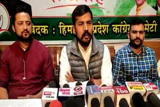 outh Congress press conference in Shimla