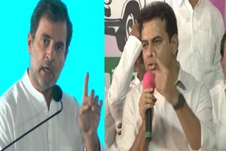 MINISTER KTR FIRES ON RAHUL GANDHI