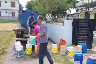 Drinking water crisis in haldwani