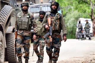 An encounter is underway between security forces and terrorists at Cheyan, Devsar area of Jammu and Kashmir's Kulgam, said the police