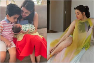 Kajal agarwal shares her baby photos