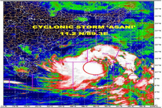 heavy rains to land in andhra pradesh on tuesday