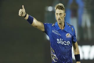 Want to finish this IPL on a bit of a roll: Sams  Mumbai Indians are a good team, determined to prove it in last 4 matches Daniel Sams  IPL 2022  INDIAN PREMIER LEAGUE 2022  മുംബൈ ഇന്ത്യൻസ്  ഐപിഎൽ 2022  ഇന്ത്യൻ പ്രീമിയർ ലീഗ് 2022  ഡാനിയൽ സാംസ്  Daniel Sams about mumbai indians  Mumbai Indians are a good team says Daniel Sams