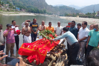 Ram Prasad Tamta cremation