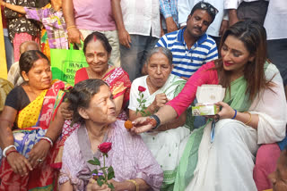 International Mother's Day celebration of Actor Sayantika Banerjee