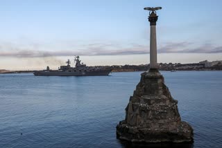 روس نے اوڈیسا کے پاس یوکرینی جنگی جہاز کو تباہ کیا