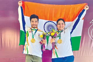 Telangana shooter Dhanush Gold medal