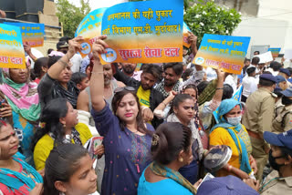 Suraj Seva Dal protest