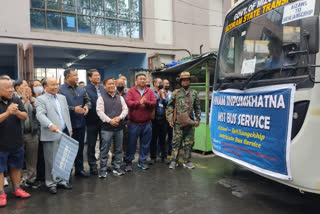 first bus services from mizoram tripura began today