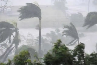 cyclone Asani in Bay of Bengal