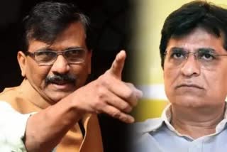 sanjay raut kirit somaiya