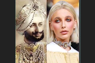 Patiala Maharaja choker,Patiala choker,Patiala choker at met gala,Patiala choker resurfaces at met gala,youtuber wears Patiala choker,ಯೂಟ್ಯೂಬರ್ ಎಮ್ಮಾ ಚೇಂಬರ್ಲೇನ್,ಮೆಟ್ ಗಾಲಾ 2022,ಪಟಿಯಾಲದ ಮಹಾರಾಜನ ಡೈಮಂಡ್ ಚೋಕರ್,ಪಟಿಯಾಲದ ಮಹಾರಾಜನ ವಡೆವೆಗಳು,ಸೆಲೆಬ್ರಿಟಿಗಳ ಫ್ಯಾಶನ್ ಸೆನ್ಸ್‌,2022 ರ ಮೆಟ್ ಗಾಲಾ ಈವೆಂಟ್‌,ಇಂಟರ್ನೆಟ್ ಸೆನ್ಸೇಷನ್ ಎಮ್ಮಾ ಚೇಂಬರ್ಲೇನ್