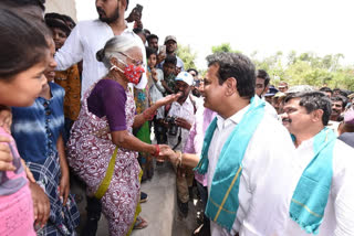 Minister Ktr Tour in Konapur Images