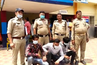 Gangnahar Kotwali police arrested 3 thieves