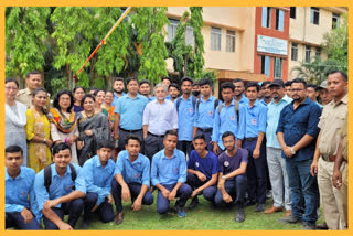 planting of saplings on campus of iti guwahati