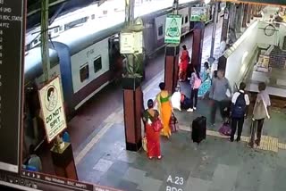 Railway police rescue women