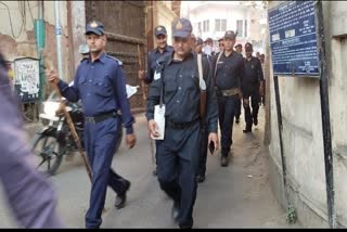 police force posted in Budhki Hat