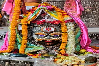 Ujjain Mahakaleshwar temple Baba Mahakal makeup on 11 May 2022