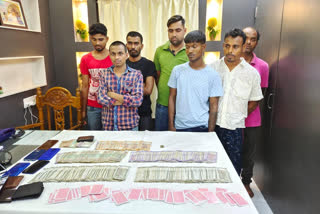 Seven Gamblers Arrest with Large Sums of Money in English Bazar