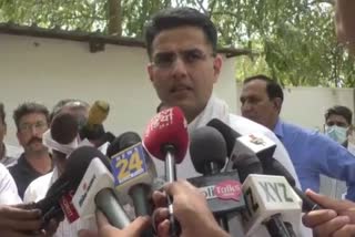 sachin pilot on Nav Sankalp Shivir