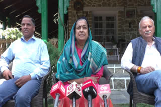 Press conference of MLA Asha Kumari