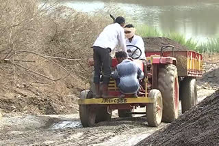 Sand Mafia in adilabad