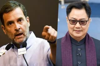 Rahul Gandhi and Kiren Rijiju Over Sedition Law