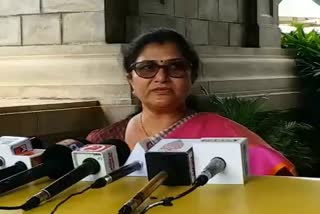 minister-shashikala-jolle reaction loudspeaker issue