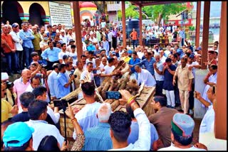 Pandit Sukh Ram last rites